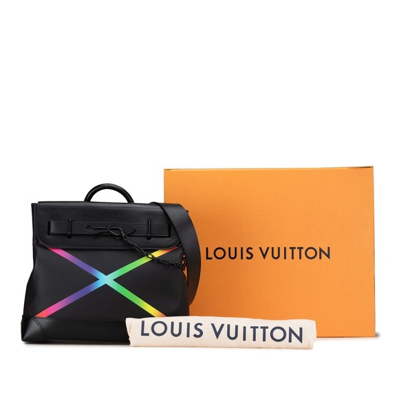 Pre-Loved Louis Vuitton Taiga Rainbow Steamer PM - Picture 6 of 10